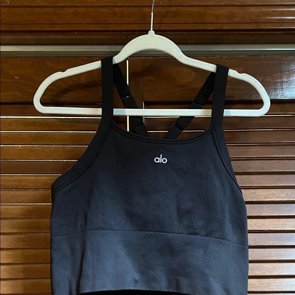 Alo Favorite Ribbed Bra Top